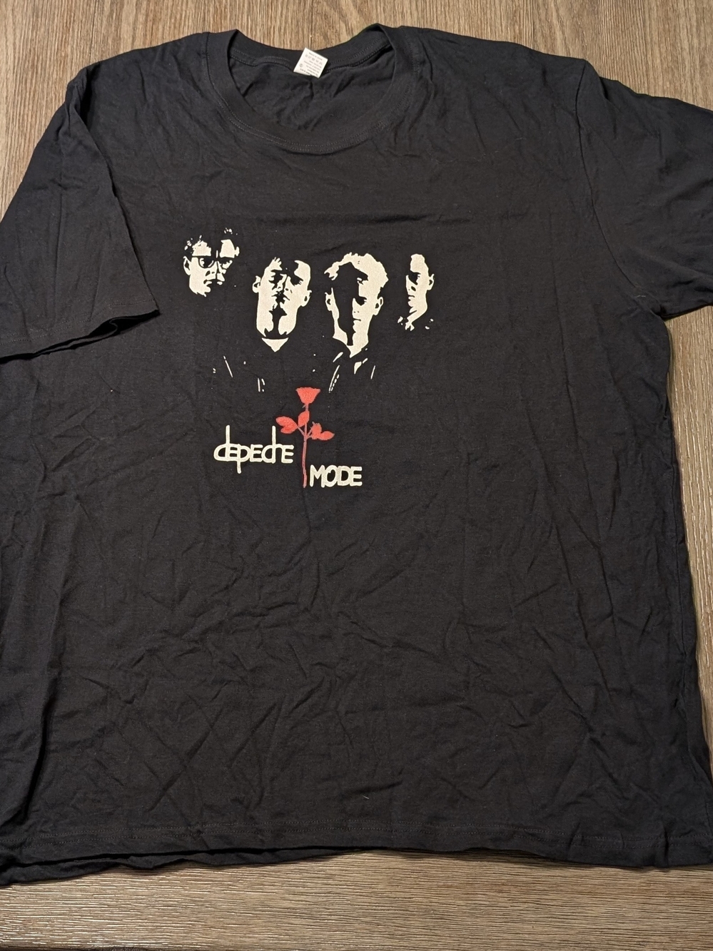 Depeche Mode Black Graphic Band T-Shirt